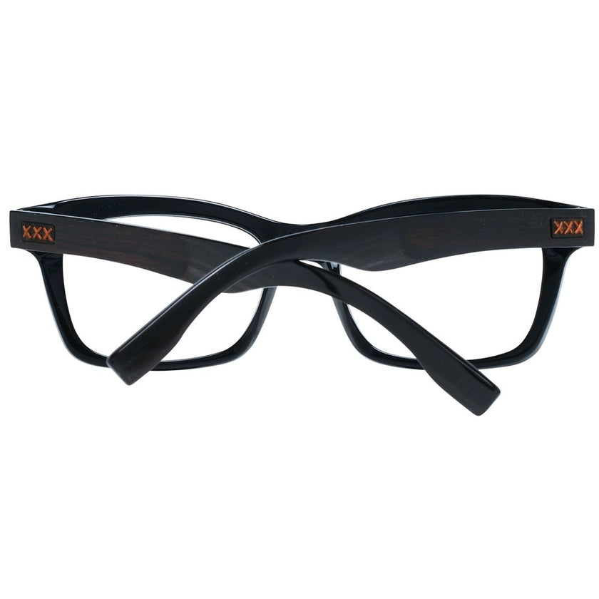 Ermenegildo Zegna Black Plastic Glasses (Frames) Ermenegildo Zegna