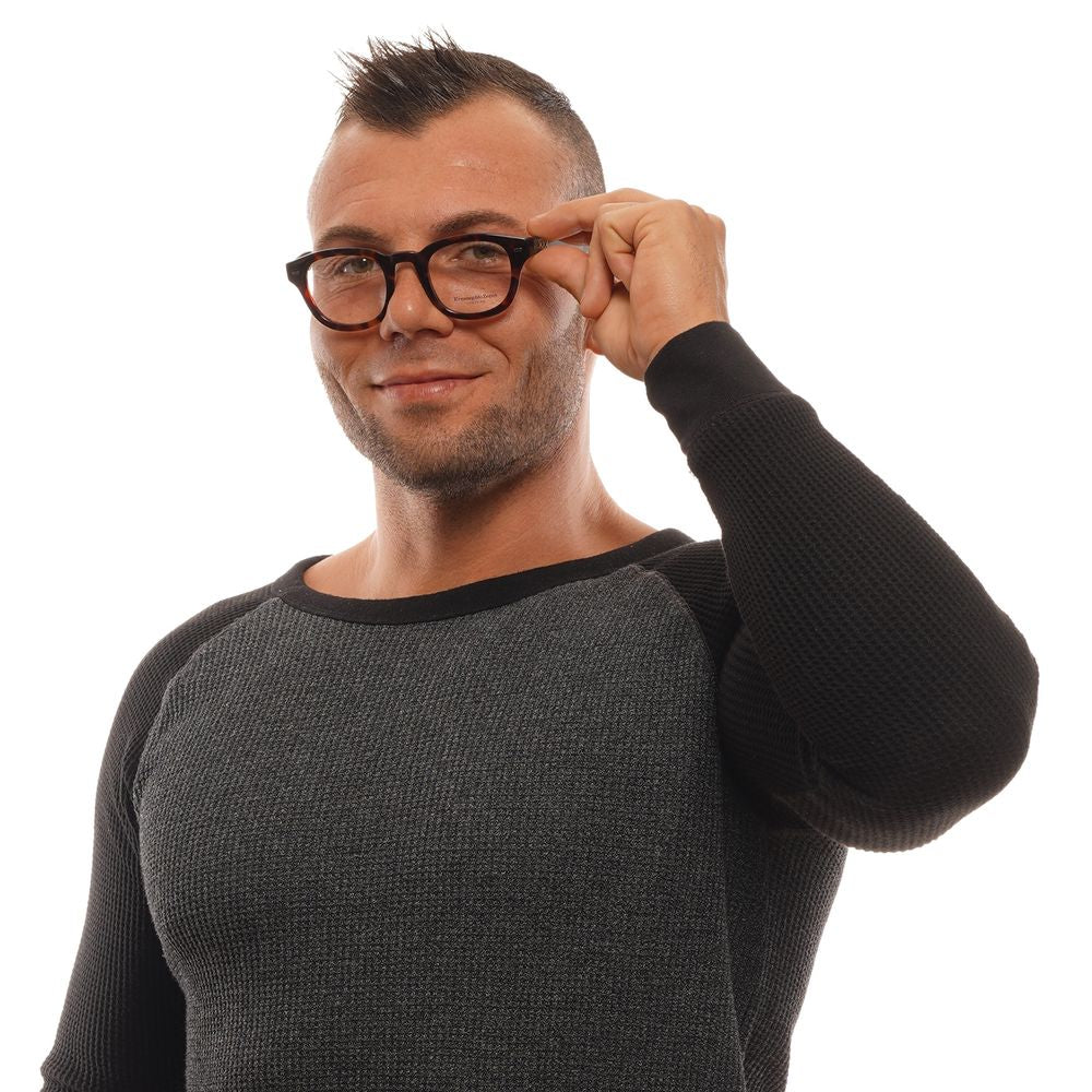 Ermenegildo Zegna Brown Men Glasses Frame Ermenegildo Zegna