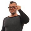 Ermenegildo Zegna Brown Men Glasses Frame Ermenegildo Zegna