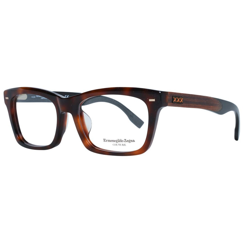 Ermenegildo Zegna Brown Acetate, Wood & Horn Glasses (Frames) Ermenegildo Zegna