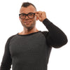 Ermenegildo Zegna Black Men Glasses Frame Ermenegildo Zegna