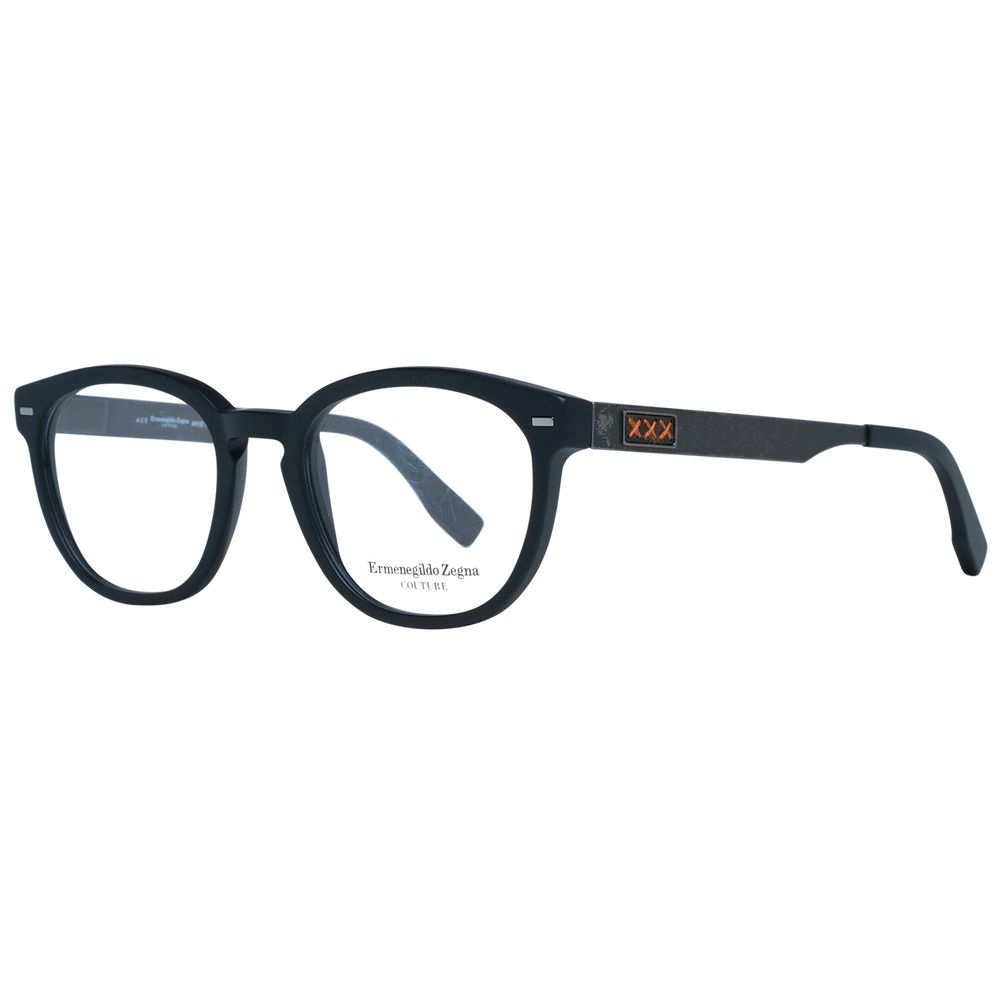 Ermenegildo Zegna Black Men Glasses Frame Ermenegildo Zegna