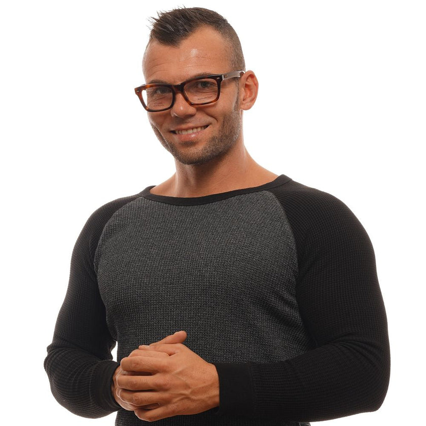 Ermenegildo Zegna Brown Acetate, Wood & Horn Glasses (Frames) Ermenegildo Zegna