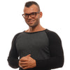 Ermenegildo Zegna Brown Men Glasses Frame Ermenegildo Zegna