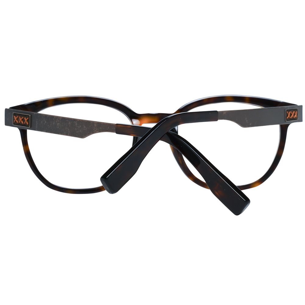 Ermenegildo Zegna Brown Men Glasses Frame Ermenegildo Zegna