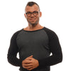 Ermenegildo Zegna Black Men Glasses Frame Ermenegildo Zegna