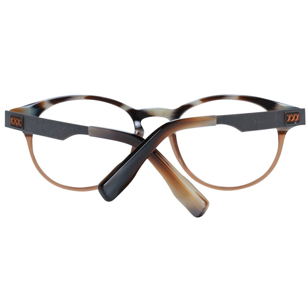 Ermenegildo Zegna Brown Men Glasses Frame Ermenegildo Zegna