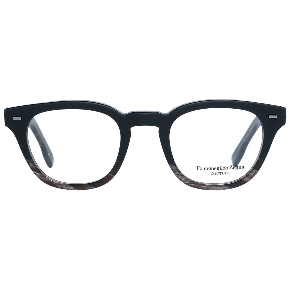 Ermenegildo Zegna Black Men Glasses Frame Ermenegildo Zegna