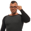 Ermenegildo Zegna Gray Men Glasses Frame Ermenegildo Zegna