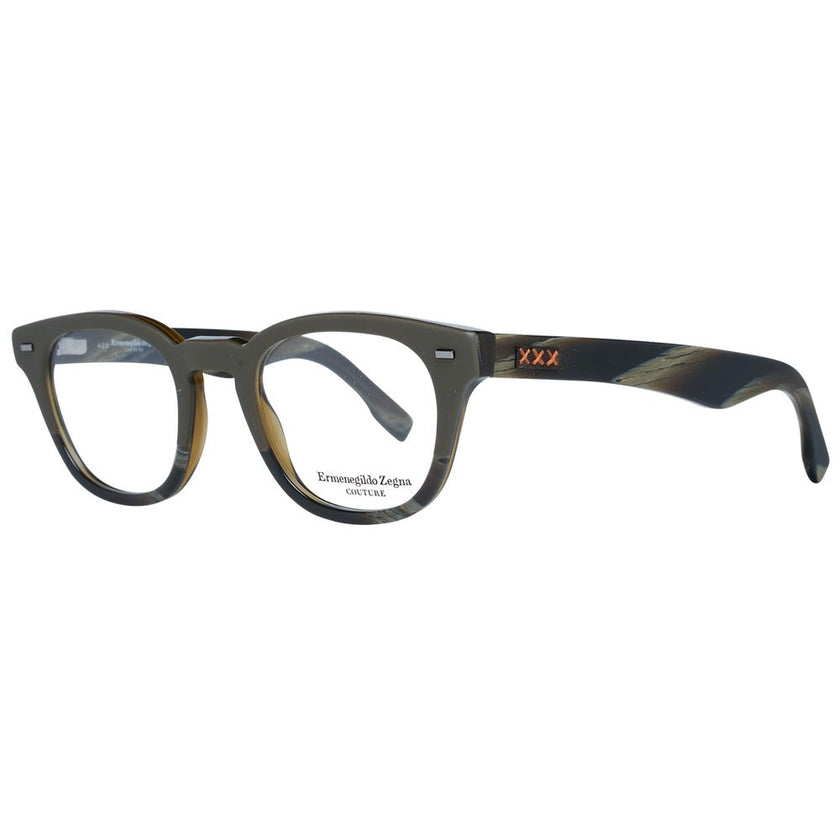 Ermenegildo Zegna Olive Plastic Glasses (Frames) Ermenegildo Zegna