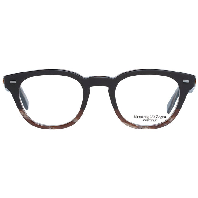 Ermenegildo Zegna Brown Men Glasses Frame Ermenegildo Zegna