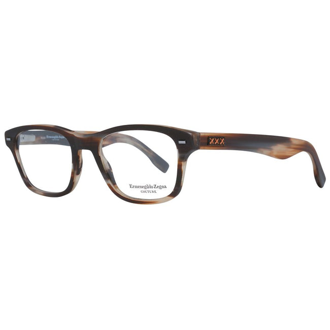 Ermenegildo Zegna Brown Men Glasses Frame Ermenegildo Zegna