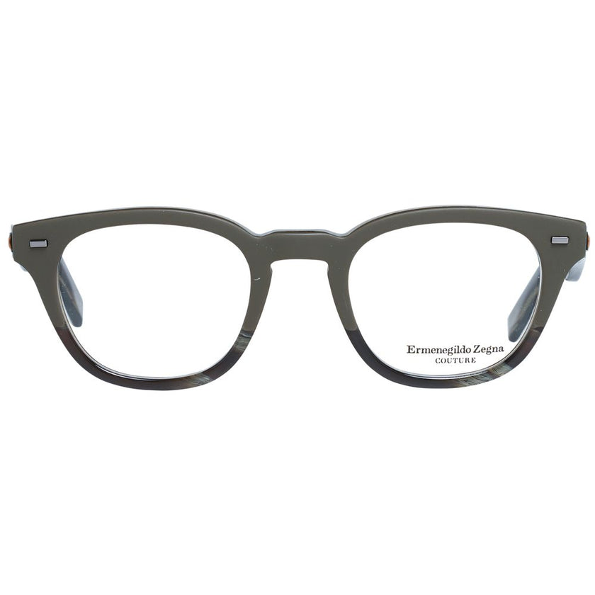 Ermenegildo Zegna Olive Plastic Glasses (Frames) Ermenegildo Zegna