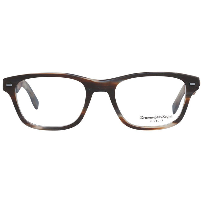 Ermenegildo Zegna Brown Men Glasses Frame Ermenegildo Zegna