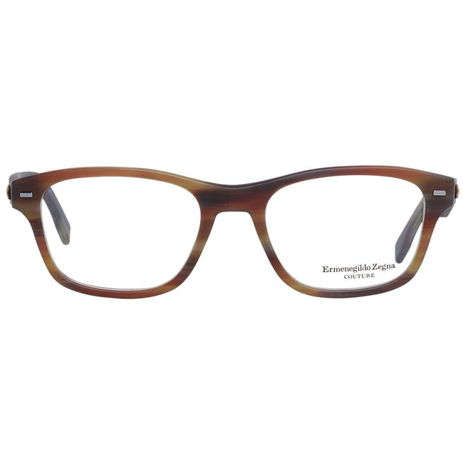 Ermenegildo Zegna Brown Men Glasses Frame Ermenegildo Zegna