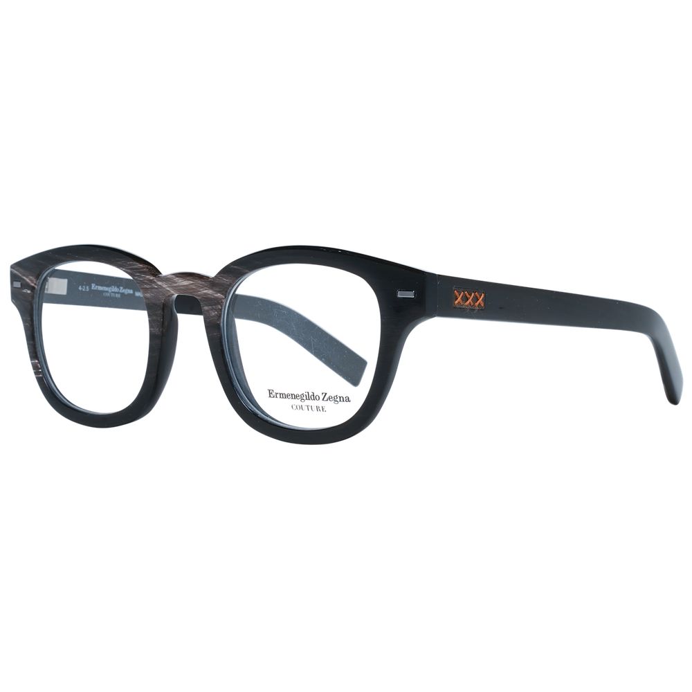 Ermenegildo Zegna Black Men Glasses Frame Ermenegildo Zegna