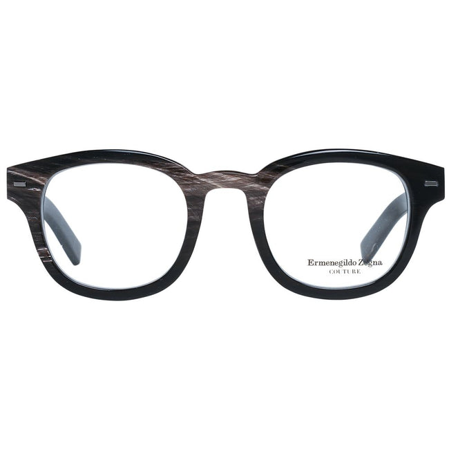 Ermenegildo Zegna Black Men Glasses Frame Ermenegildo Zegna