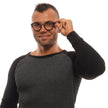 Ermenegildo Zegna Black Men Glasses Frame Ermenegildo Zegna