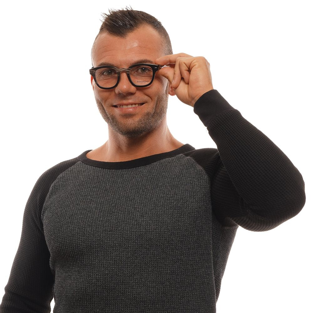 Ermenegildo Zegna Black Men Glasses Frame Ermenegildo Zegna