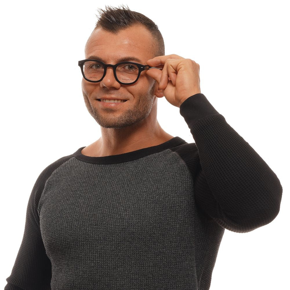 Ermenegildo Zegna Black Men Glasses Frame Ermenegildo Zegna