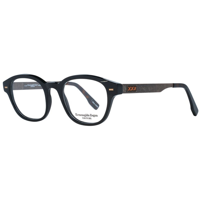Ermenegildo Zegna Black Men Glasses Frame Ermenegildo Zegna