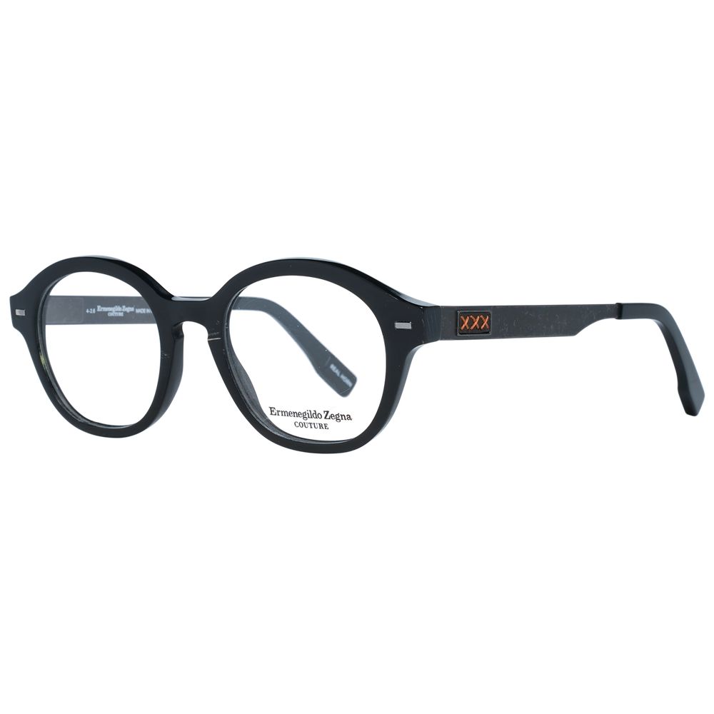 Ermenegildo Zegna Black Men Glasses Frame Ermenegildo Zegna