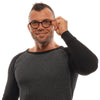 Ermenegildo Zegna Black Men Glasses Frame Ermenegildo Zegna