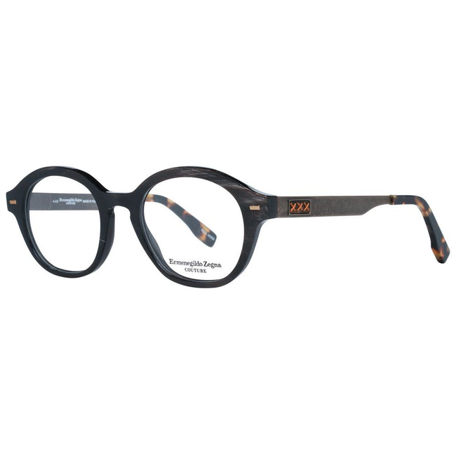 Ermenegildo Zegna Brown Men Glasses Frame Ermenegildo Zegna
