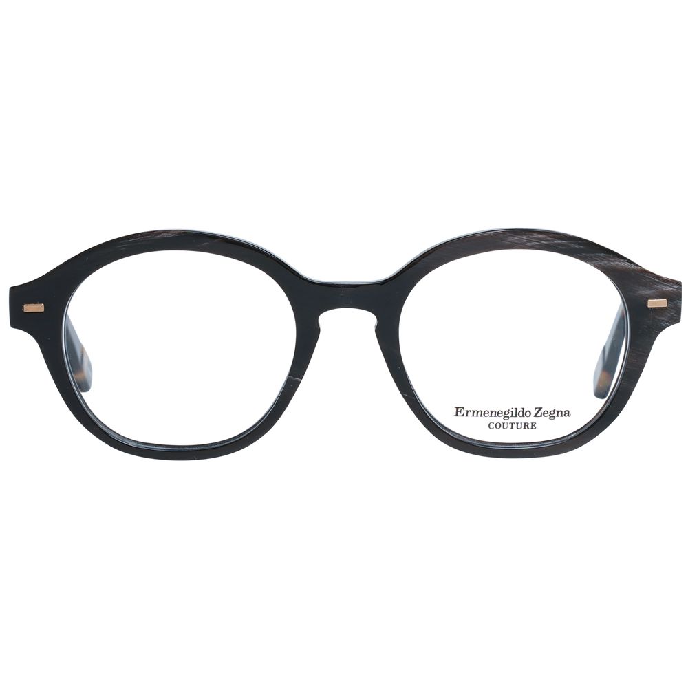 Ermenegildo Zegna Brown Men Glasses Frame Ermenegildo Zegna