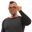 Ermenegildo Zegna Brown Men Glasses Frame Ermenegildo Zegna