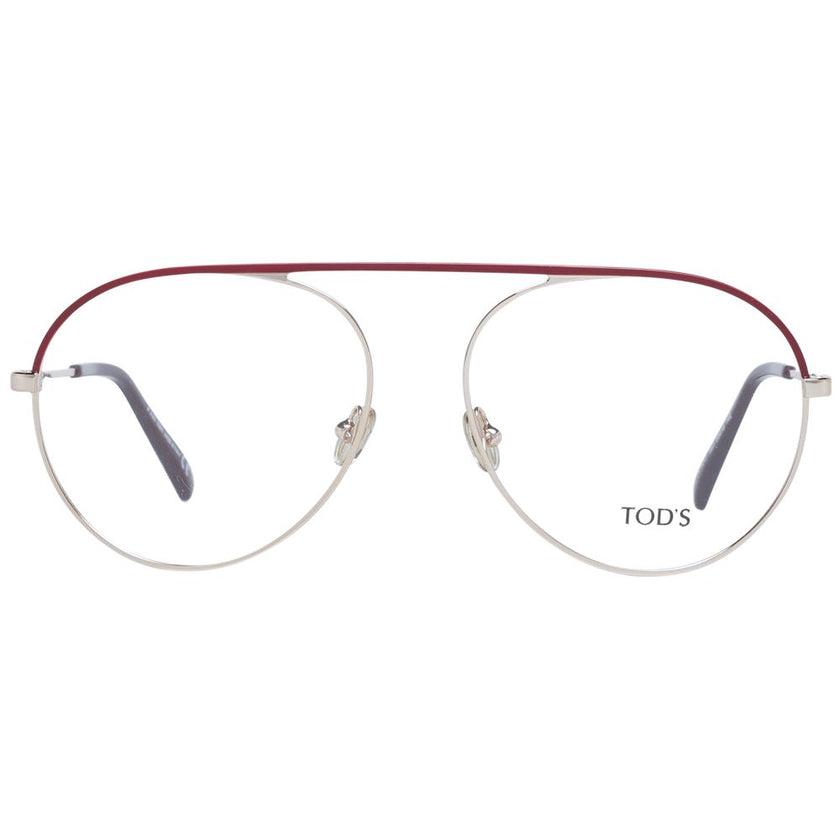 Tod's Red Metal Glasses (Frames) Tod's