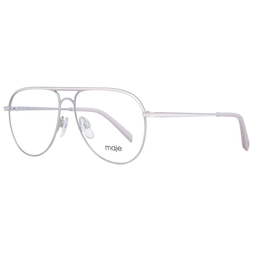 Maje Silver Stainless Steel Glasses (Frames) Maje