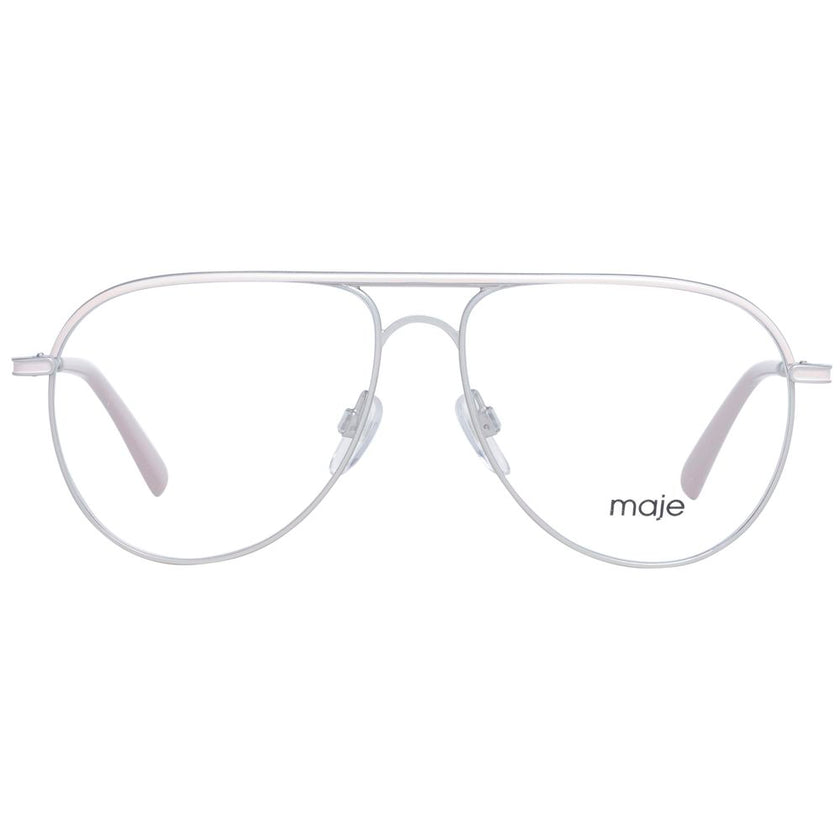 Maje Silver Stainless Steel Glasses (Frames) Maje