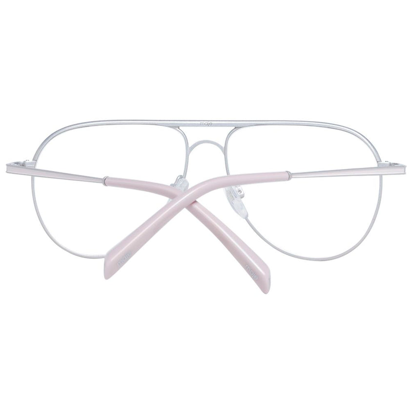 Maje Silver Stainless Steel Glasses (Frames) Maje