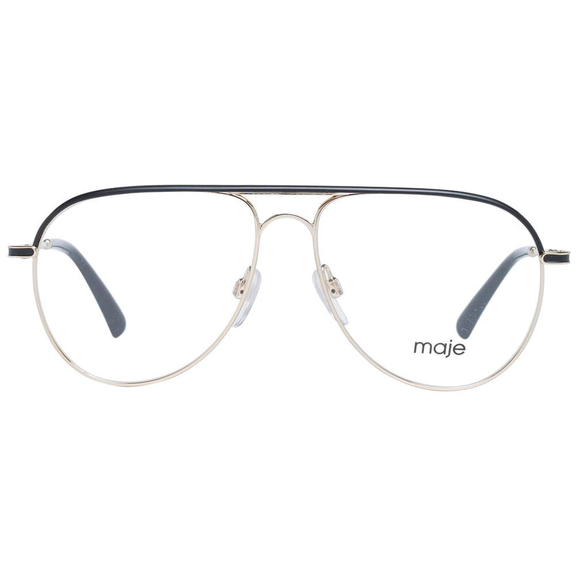 Maje Gold Stainless Steel Glasses (Frames) Maje