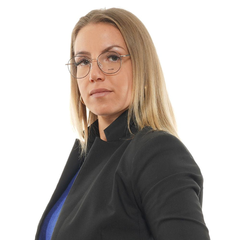 Maje Gold Stainless Steel Glasses (Frames) Maje