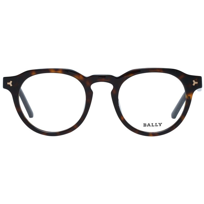 Bally Brown Men Glasses Frame Bally