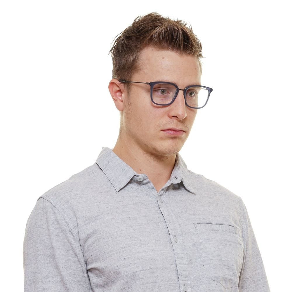 Police Blue Men Glasses Frame Police