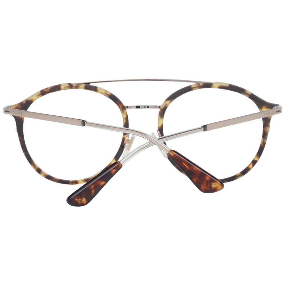 Police Brown Men Glasses Frame Police