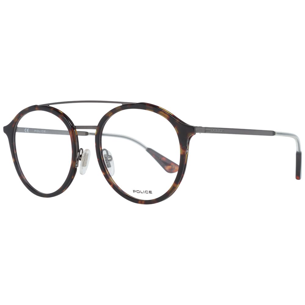 Police Brown Men Glasses Frame Police