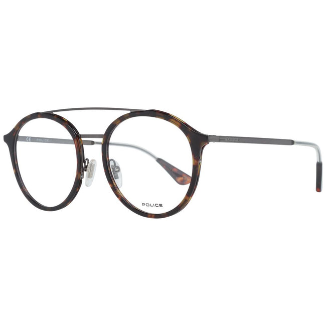 Police Brown Men Glasses Frame Police