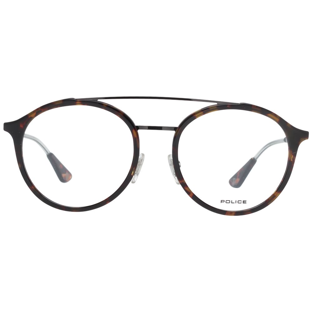 Police Brown Men Glasses Frame Police