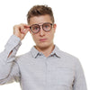 Police Brown Men Glasses Frame Police