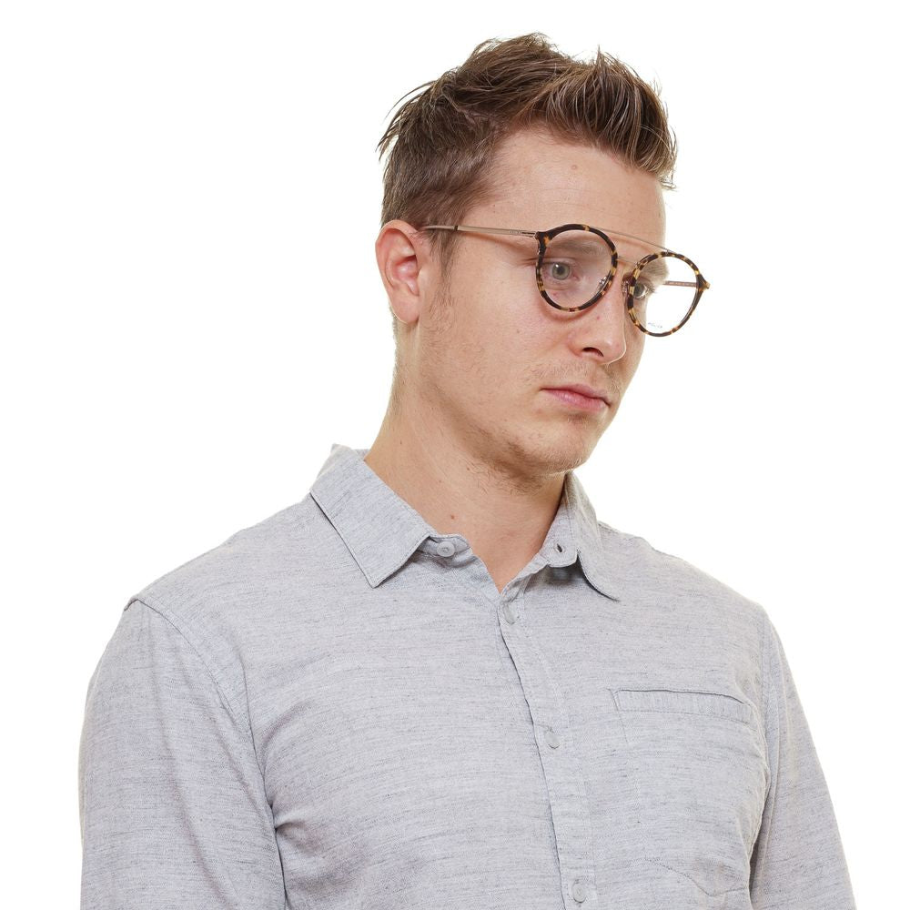 Police Brown Men Glasses Frame Police