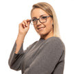 Police Gray Men Glasses Frame Police