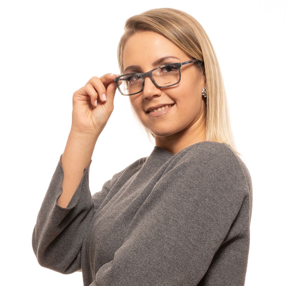 Police Gray Men Glasses Frame Police
