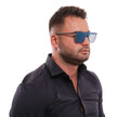 Police Blue Men Sunglass Police