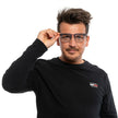 Police Blue Men Glasses Frame Police