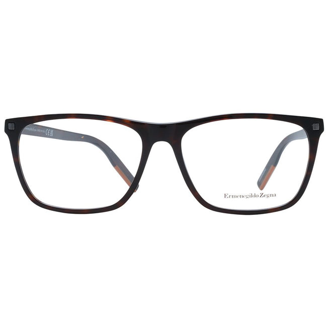 Ermenegildo Zegna Brown Men Glasses Frame Ermenegildo Zegna