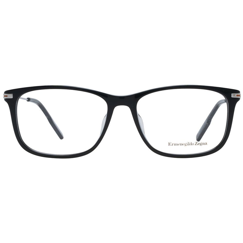 Ermenegildo Zegna Black Plastic Glasses (Frames) Ermenegildo Zegna